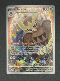 Pokemon Stellar Crown - Noctowl ETB Black Star Promo 141 - Image 1
