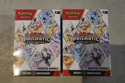Pokemon TCG Prismatic Evolutions Booster Bundle Lot Of 2 *Factory Sealed* - Image 1