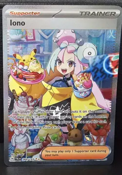 Pokemon Iono 269/193 Paldea Evolved Illustration Rare Holo - Image 1