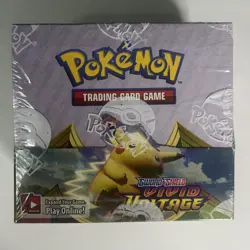 Pokemon TCG Sword And Shield Vivid Voltage Booster Box New Factory Sealed SWSH04 820650827495 - Image 1