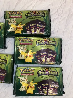 Pokemon TGC Booster Bundles (each Contains 50 Mini Packs, 5 Packs) New Unopened - Image 2