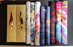 Pokemon Play Mat Lot x10 Phantasmal Flames, 151, Prismatic Evolutions, Arceus - Image 1