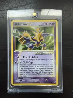 2006 POKEMON EX CRYSTAL GUARDIANS GOLD STAR 99/100 ALAKAZAM-HOLO (Ungraded) - Image 1