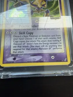 2006 POKEMON EX CRYSTAL GUARDIANS GOLD STAR 99/100 ALAKAZAM-HOLO (Ungraded) - Image 2