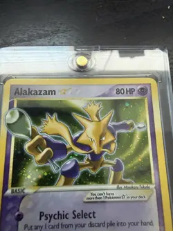 2006 POKEMON EX CRYSTAL GUARDIANS GOLD STAR 99/100 ALAKAZAM-HOLO (Ungraded) - Image 3