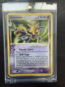2006 POKEMON EX CRYSTAL GUARDIANS GOLD STAR 99/100 ALAKAZAM-HOLO (Ungraded) - Image 4