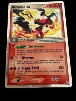 Pokemon Arcanine ex Legend Maker 83/92 Holo Ultra Rare English TCG 120HP 2006 - Image 1