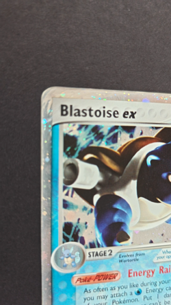 Pokemon TCG Blastoise ex 104/112 FireRed & LeafGreen Holo HP to MP Raw ungraded - Image 2