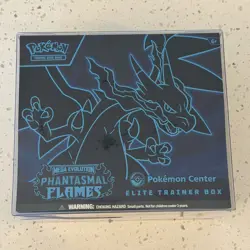 Phantasmal Flames Pokemon Center Exclusive ETB - New/Sealed w/ plastic protector - Image 1