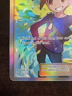 Blue’s Tactics 231/236 Pokemon TCG Unified Minds DENT - Image 5