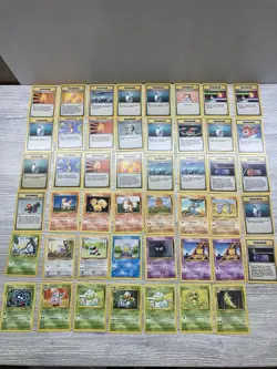 Lot of (47) 1999 Pokemon Base Set Unlimited WOTC - Ivysaur Bulbasaur Squirtle + - Image 1
