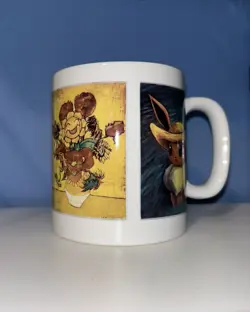 Pokemon Center X Van Gogh Museum Inspired Paintings Museum Coffee Mug (IN HAND) - Image 3