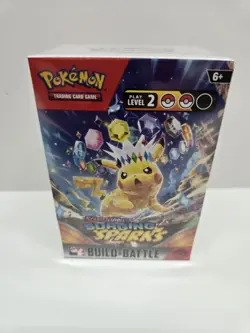 Pokemon Scarlet and Violet Surging Sparks Build and Battle Box [SV08] NEW SEALED - Image 1