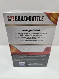 Pokemon Scarlet and Violet Surging Sparks Build and Battle Box [SV08] NEW SEALED - Image 3
