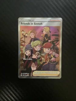 Pokemon TCG Crown Zenith Trainer Friends in Sinnoh 149/159 Full Art UR (NM) - Image 1