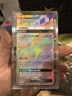 Pokemon Necrozma GX 153/147 NM - Full Art Hyper Rare - Burning Shadows - Image 1