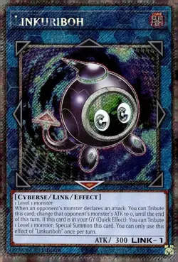 YuGiOh RA04-EN291 Linkuriboh Platinum Secret Rare 1st Ed NM - Image 1