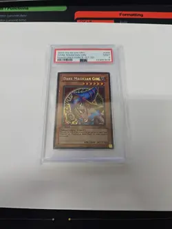 Yu-Gi-Oh! Dark Magician Girl Magician's Force 1st Ed Secret Rare MFC-000 PSA 9 - Image 3