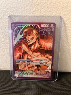 Donquixote Doflamingo OP14-060 Leader Alt Art Foil One Piece Azure Sea's Seven - Image 1