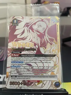 Union Arena Nezuko Kamado Rare Battle Winner Promo Alt Art Demon Slayer Sealed - Image 1