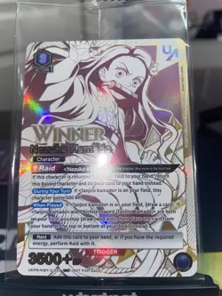 Union Arena Nezuko Kamado Rare Battle Winner Promo Alt Art Demon Slayer Sealed - Image 2