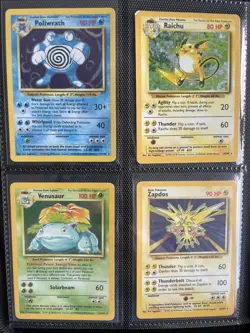 Nearly Complete Pokemon Card Base Set WOTC 1999 Charizard, Blastoise, Venusaur - Image 4