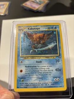 Kabutops - 6/75 - Pokemon Neo Discovery Unlimited Holo Rare Card - LP - Image 1