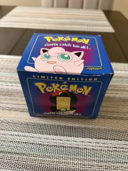 1999 Burger King Pokemon Jigglypuff Trading Card 23K Gold Plated, Sealed - Image 2