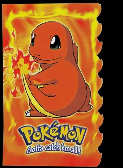 Pokemon Card - Charmander Topps Pokemon 4 of 12 Embossed Die Cut - Image 1