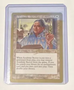 Academy Rector World Championship Decks 2000 MTG Creature White Regular x1 - Image 1