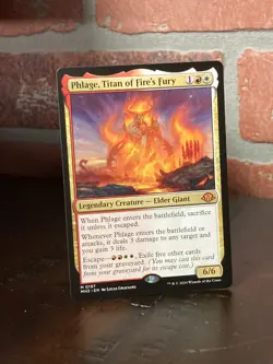 MTG Phlage, Titan of Fire's Fury Normal NM MH3 M 197 - Image 1