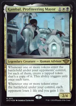 Kambal, Profiteering Mayor - 211 Foil MTG OTJ - Image 1