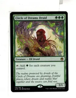 MTG SkeenAB Circle of Dreams Druid PACK PROMO from AITFR. NM. - Image 1