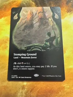 Stomping Ground (Rare Borderless) #283 Edge of Eternities MTG NM Mint - Image 2