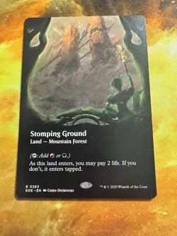 Stomping Ground (Rare Borderless) #283 Edge of Eternities MTG NM Mint - Image 3