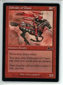 DEFENDER OF CHAOS Urza's Legacy #75 ULG(NM)(MTG) - Image 1