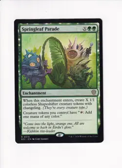 MAGIC THE GATHERING MTG COMMANDER: LORWYN ECLIPSED SPRINGLEAF PARADE - Image 1