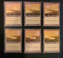 6x Plains #333 Urza's Saga Basic Land Magic The Gathering MTG Mixed Condition - Image 1
