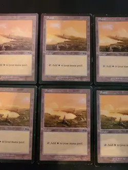 6x Plains #333 Urza's Saga Basic Land Magic The Gathering MTG Mixed Condition - Image 3