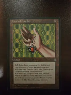 Jeweled Amulet - Ice Age ~MP/LP~ Magic The Gathering MTG - Image 1
