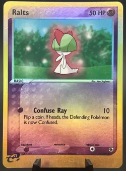 Ralts 66/109 Reverse Holo EX Ruby & Sapphire Vintage Pokemon TCG LP - Image 1