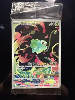 Bulbasaur Stamped, Pokemon SEALED, Mega Evolution, Illustration Rare, 133/132 - Image 1