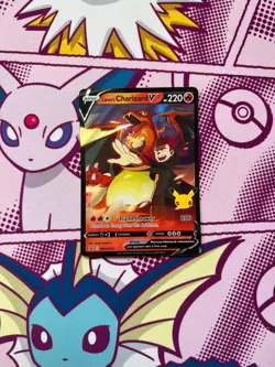 Pokemon TCG - Lance's Charizard V SWSH133 - Black Star Promo - Celebrations - NM - Image 1
