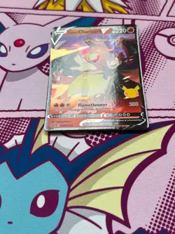 Pokemon TCG - Lance's Charizard V SWSH133 - Black Star Promo - Celebrations - NM - Image 5