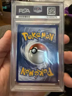 Pokemon M Houndoom EX 154/162 PSA 9 Mint Breakthrough Holo Full Art FA 2015 Rare - Image 2