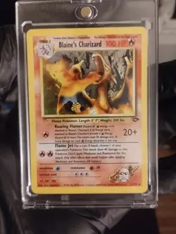 Pokemon TCG Blaine's Charizard Gym Challenge 2 Holo Rare Card 2/132 Unlimited - Image 1