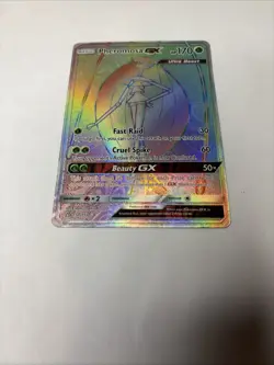 Pheromosa GX (Secret Rare) 158/156 Sm-Ultra Prism Holo Sun moon Pokemon NM - Image 2