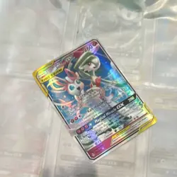 Pokemon TCG Gardevoir & Sylveon GX TAG TEAM Ultra Rare Full Art 130/214 Holo - Image 2