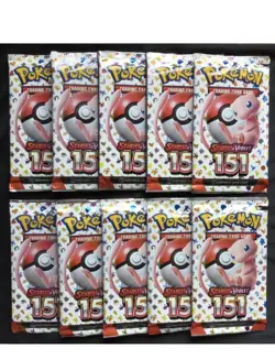 Pokemon Scarlet & Violet 151 Booster Pack X10 SEALED English @GAMEMONSTERCANADA - Image 1