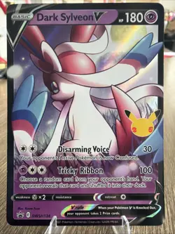 Pokemon TCG Dark Sylveon v SWSH134 Sword & Shield Black Star Promo Celebrations - Image 1